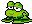 sleepy frog